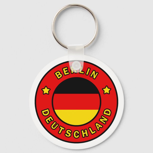 Berlin Deutschland Nyckelring (Framsida)