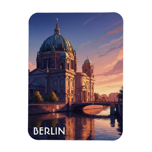 Berlin domkyrka Tyskland Resa Magnet (Vertikal)