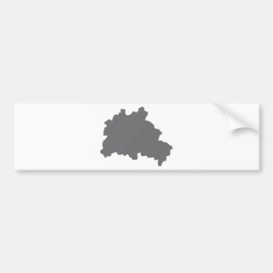 Berlin drar upp konturernaa av symbolen bildekal