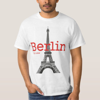 Berlin & Eiffel tornmstake T-shirt