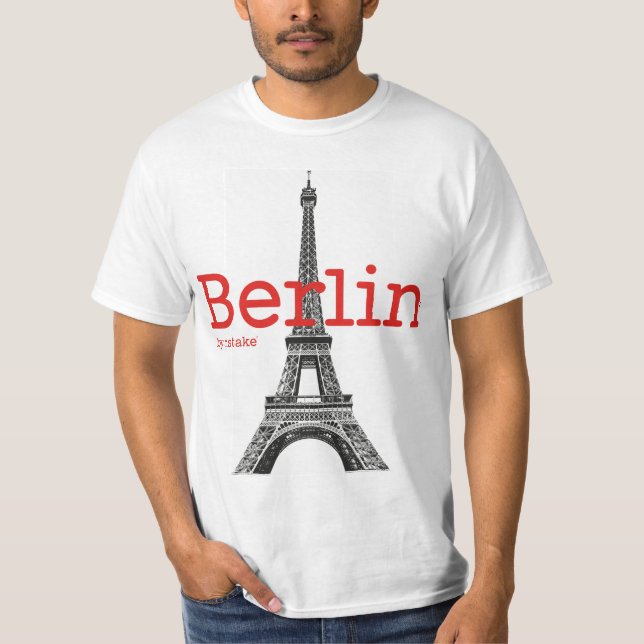 Berlin & Eiffel tornmstake Tröja (Framsida)