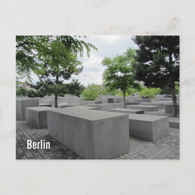 Berlin Förintelseminnestod Vykort (Framsida)