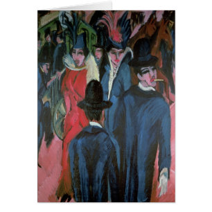 Berlin gata Plats, 1913 Hälsningskort