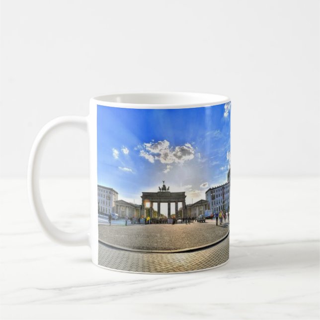 Berlin Gate, Tyskland Kaffemugg (Vänster)