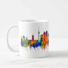 Berlin Germany Skyline Kaffemugg
