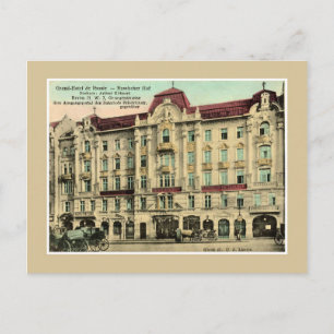 Berlin Grand Hotel Ryssland i 1890-talets stil Vykort