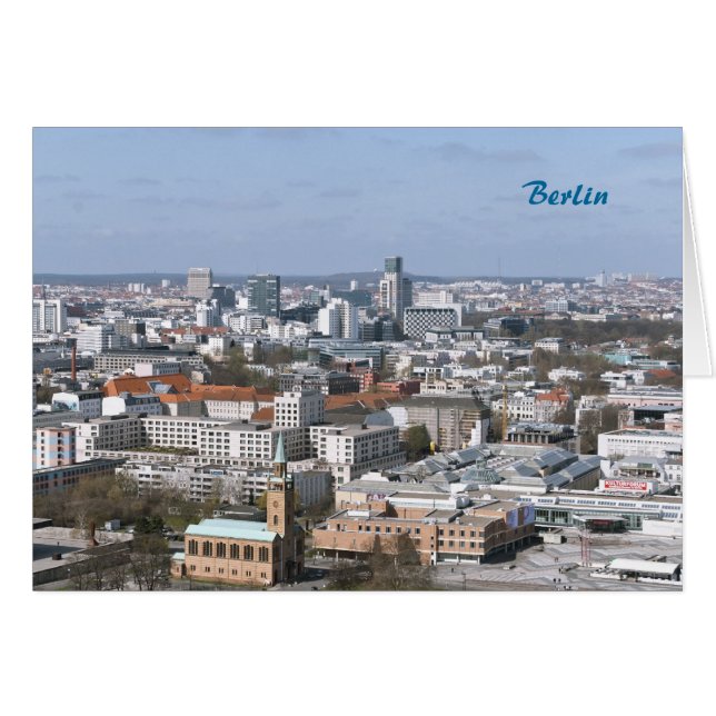 Berlin Hälsningskort (Framsidan Horizontal)