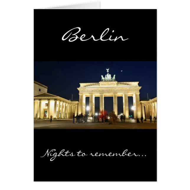 Berlin Hälsningskort (Framsidan)