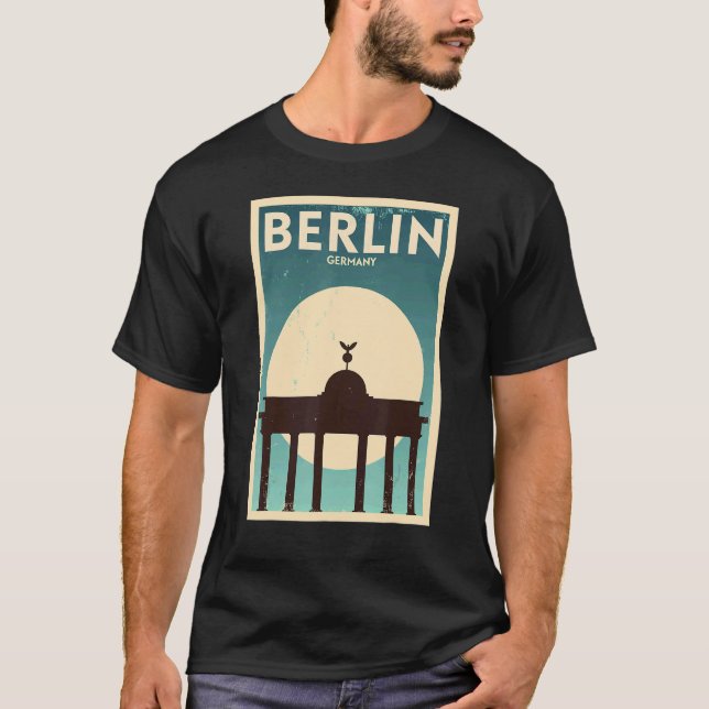Berlin I Kärlek Berlin Berlin Berlin T Shirt (Framsida)