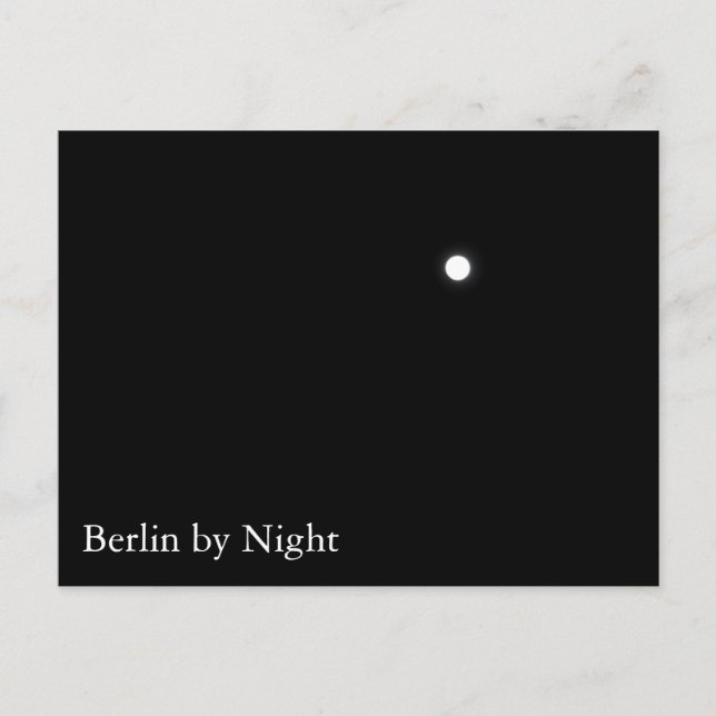 Berlin i natt vykort (Framsida)