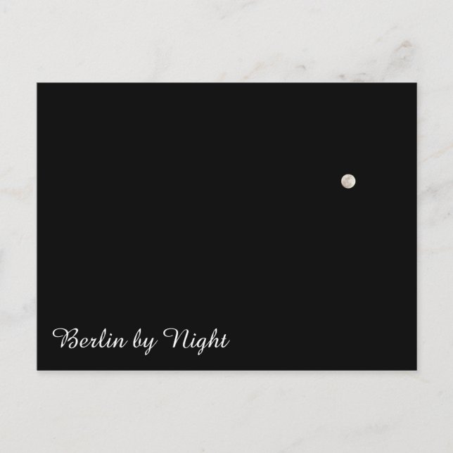 Berlin i natt vykort (Framsida)