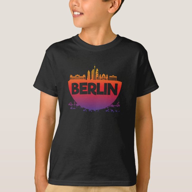 Berlin i New Färg T Shirt (Framsida)