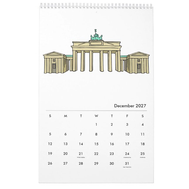 Berlin kalender 2017 (Dec 2027)