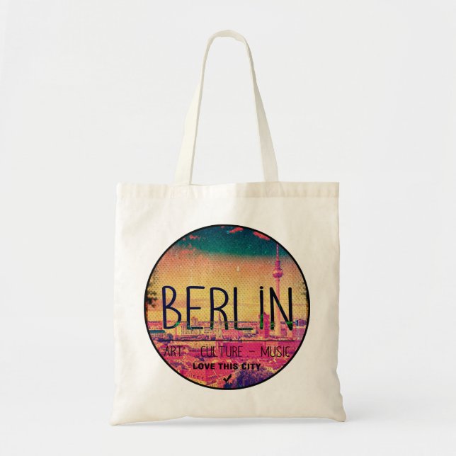 Berlin, Kärlek City-serien, cirkel Tygkasse (Framsidan)