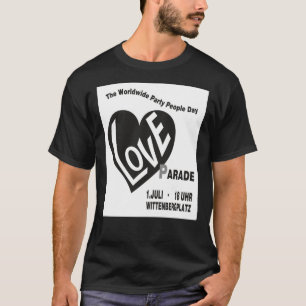 Berlin Kärlek Parad 1989 T Shirt