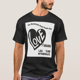 Berlin Kärlek Parad 1989 T Shirt