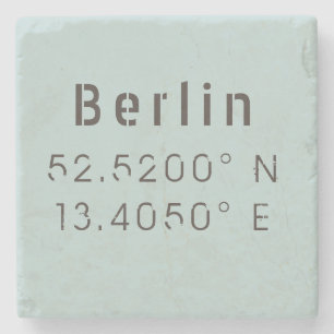 Berlin Latitude Longitud Stenunderlägg