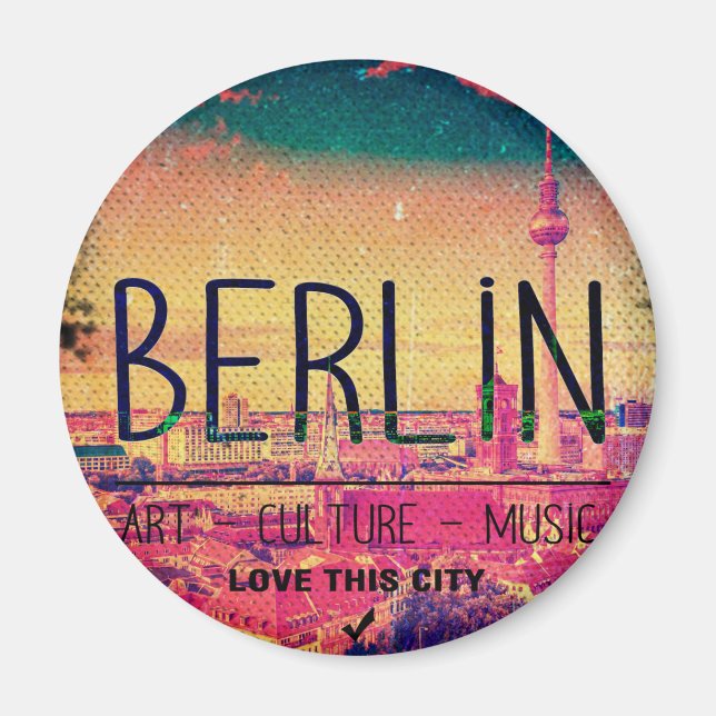 Berlin, Love This City series, circle Magnet (Framsidan)
