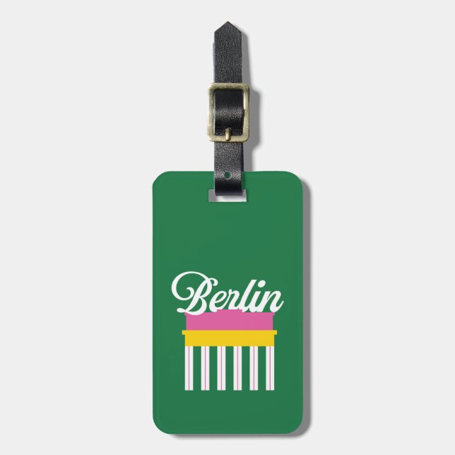 Berlin Luggage Tag Bagagebricka (Vertikal Framsida)