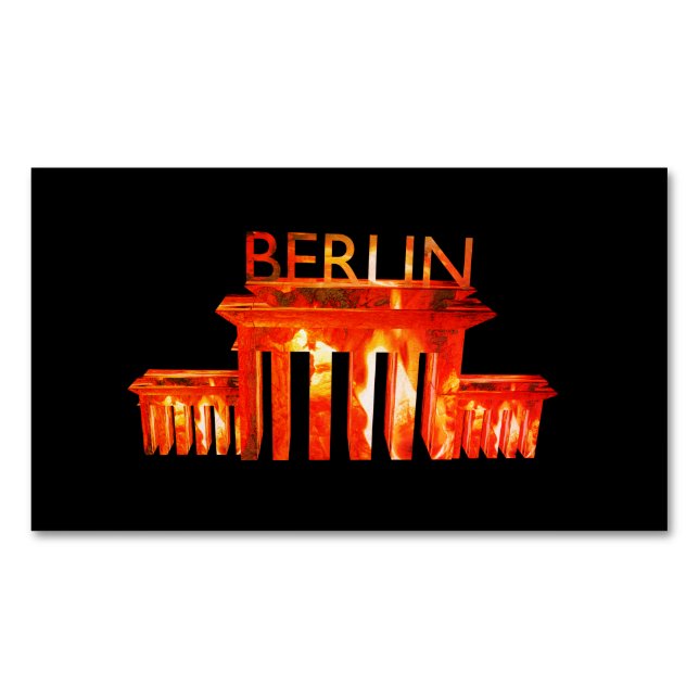 Berlin Magnetiska Visitkort (Framsida)
