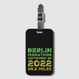 Berlin Marathon 2022 - Bagagemärken Bagagebricka