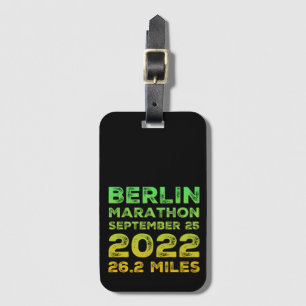 Berlin Marathon 2022 - Bagagemärken Bagagebricka