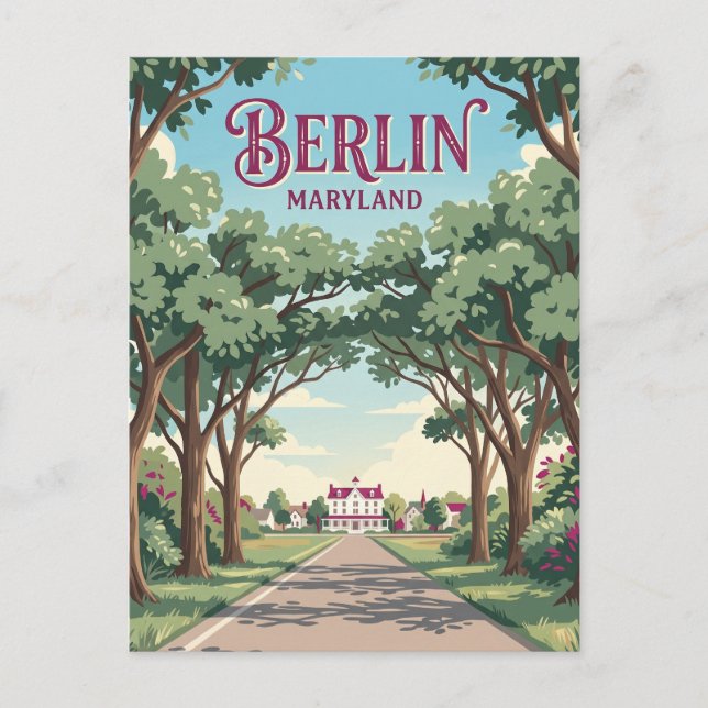 Berlin Maryland Vykort (Framsida)