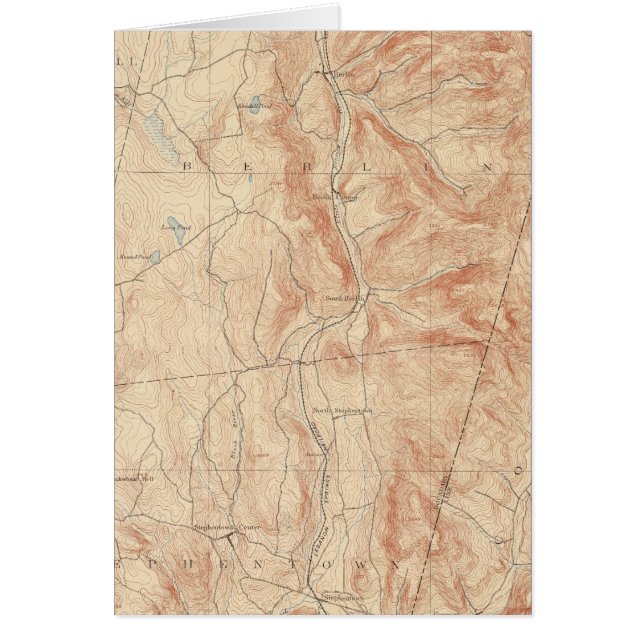 Berlin, Massachusetts Hälsningskort (Framsidan)