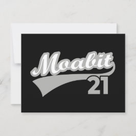 Berlin Moabit 21 Classic Retro City Vykort