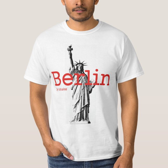 Berlin & New York mstake Tee Shirt (Framsida)