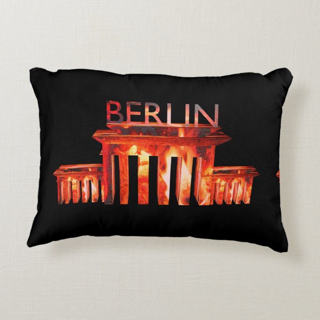 Berlin Nightlife Prydnadskudde (Baksidan)