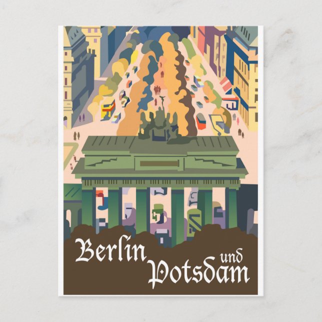 Berlin och Potsdam Vykort (Framsida)