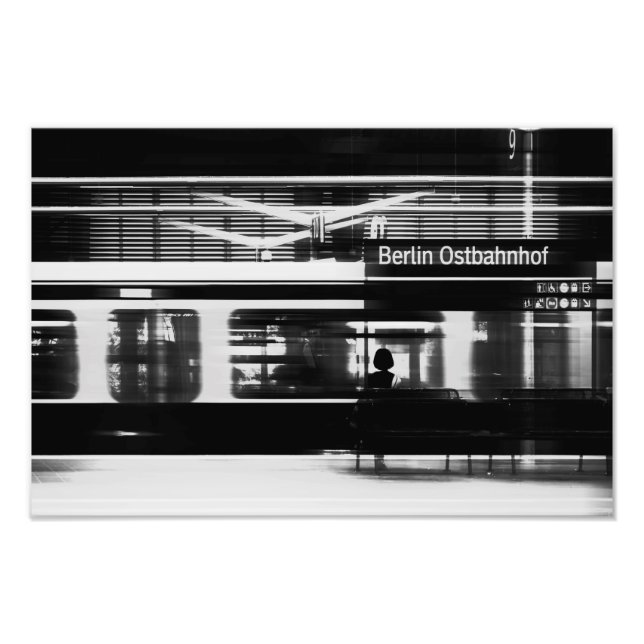 Berlin Ostbahnhof Fototryck (Framsidan)