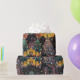 Berlin på jul och nyår i vattenfärger presentpapper