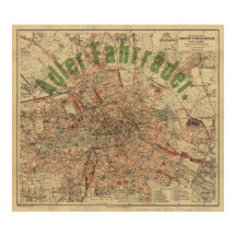Berlin Pocket Map c.1897 – Kiessling’s Plan