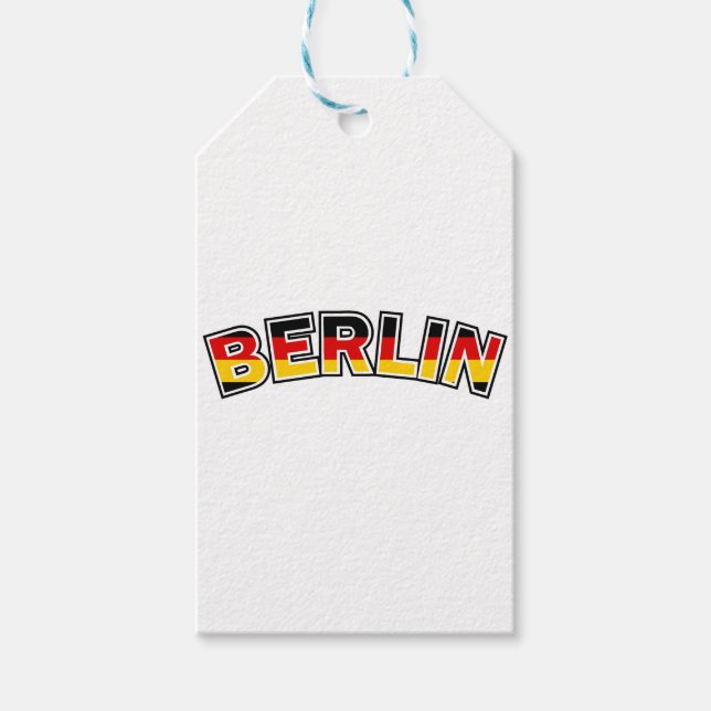 Berlin Presentetikett (Framsidan)