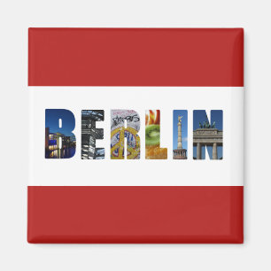 Berlin reser den tysklanda staden foto magnet