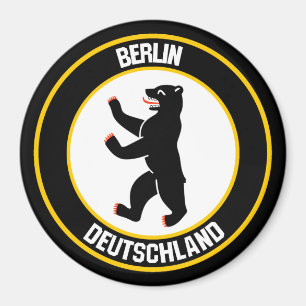 Berlin Round Emblem Magnet