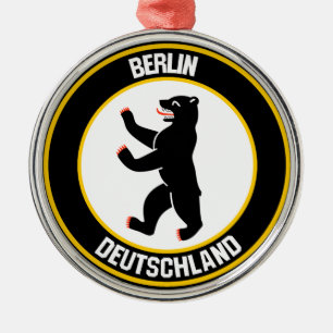 Berlin rundaEmblem Julgransprydnad Metall