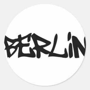 berlin runt klistermärke