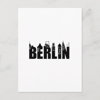 Berlin Skyline Skyscrapers City Vykort