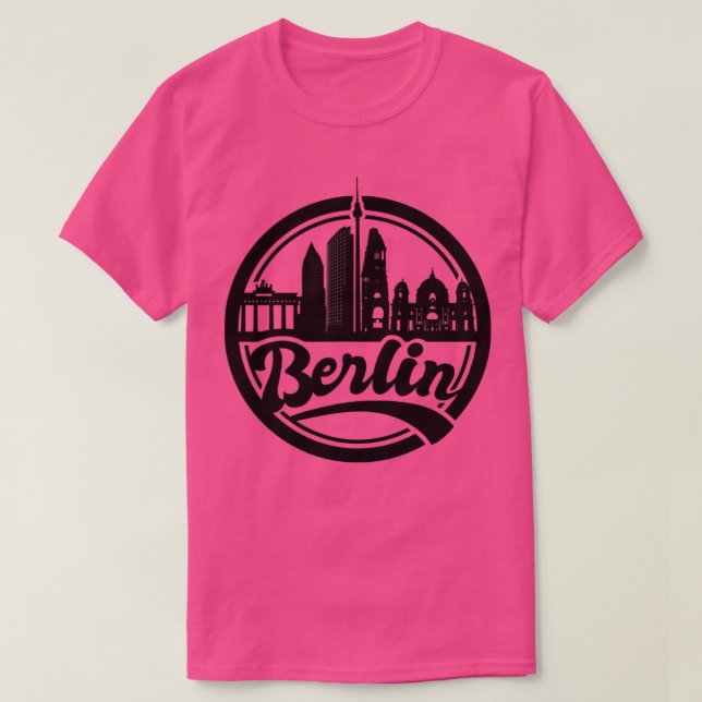 Berlin Skyline T Shirt (Design framsida)