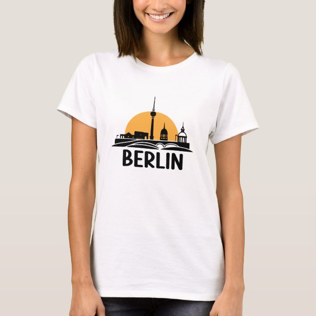 berlin-skyllin t shirt (Framsida)
