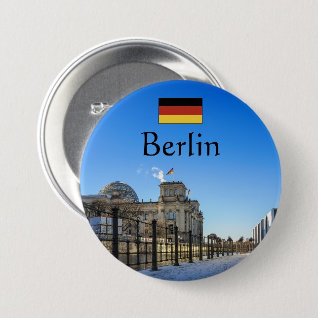 Berlin Souvenir Knapp (Framsida & baksida)