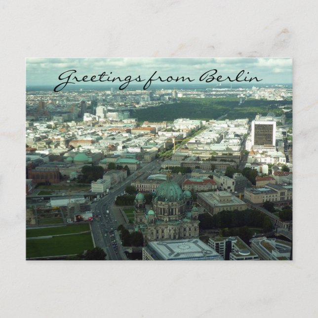 berlin stadhälsningar vykort (Framsida)