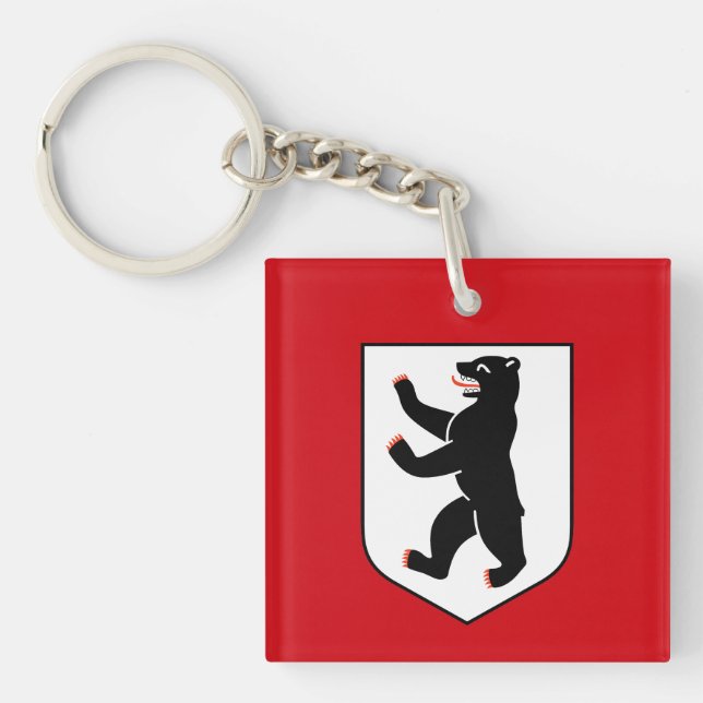 Berlin stadsymbol tyskland flagga björn emblem (Framsidan)