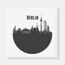 Berlin Stadt Silhouette Skyline