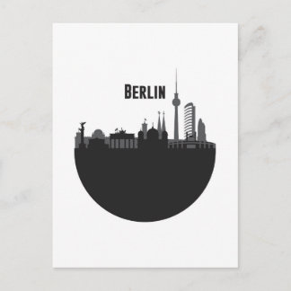 Berlin Stadt Silhouette Vykort