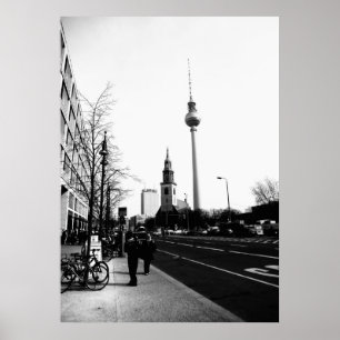 Berlin Straßenhitfie - gatufotografi Poster