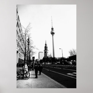Berlin Straßenhitfie - gatufotografi Poster